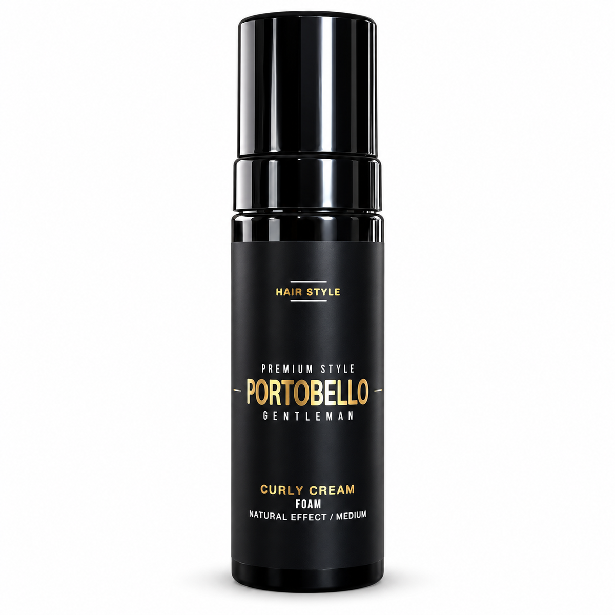 Portobello Gentleman – Espuma Definidora de Rizos con Fijación Media y Efecto Natural 150 ml