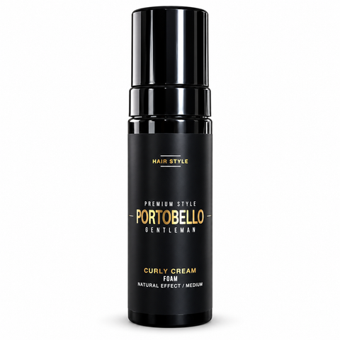 Portobello Gentleman – Espuma Definidora de Rizos con Fijación Media y Efecto Natural 150 ml