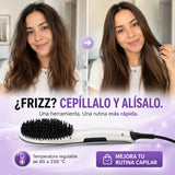 Eurostil – Cepillo alisador eléctrico Easy Styler para cabello encrespado 1 unidad