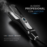 Eurostil – Plancha de Vapor para el Pelo Profesional Negra Mod. 07820