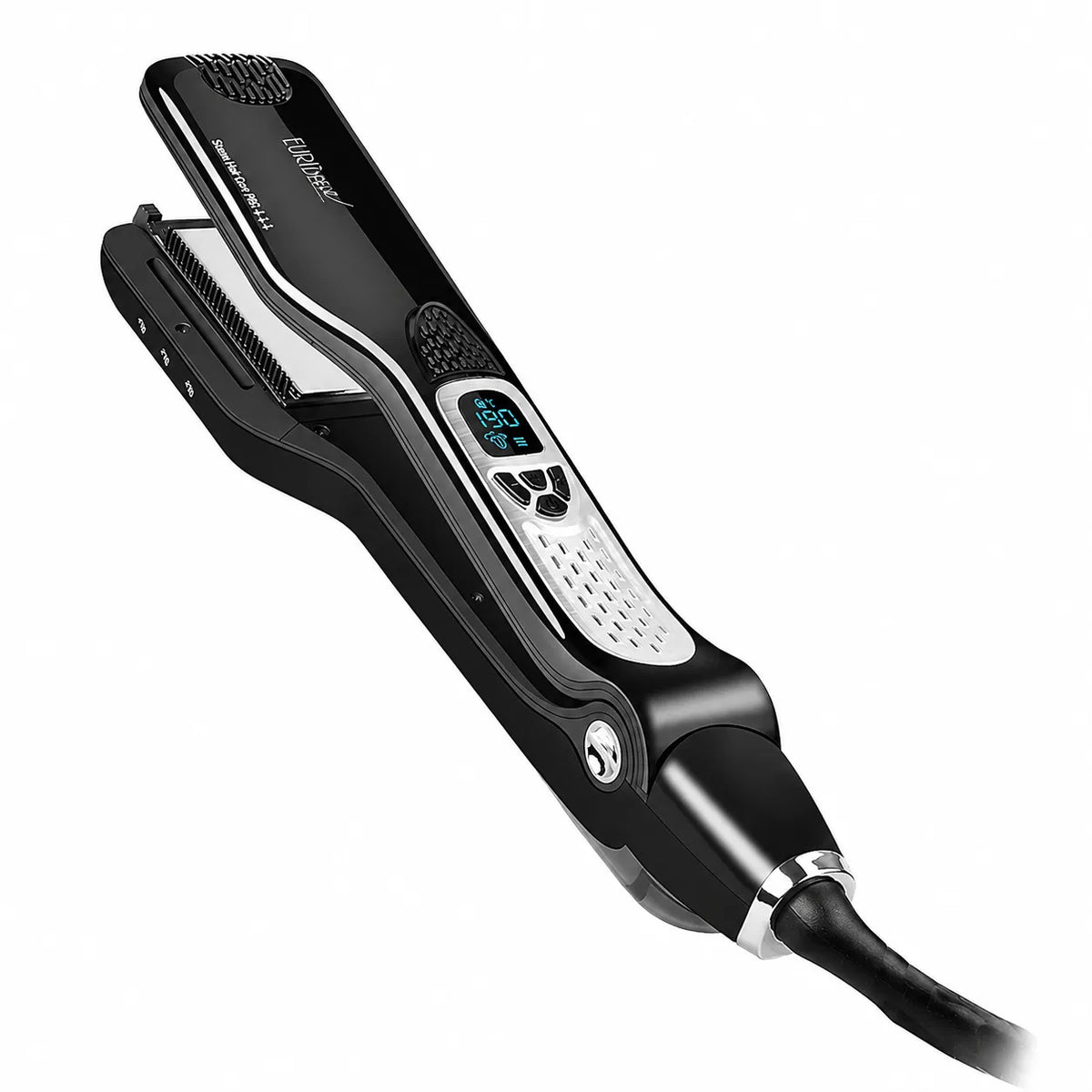 Eurostil – Plancha de Vapor para el Pelo Profesional Negra Mod. 07820
