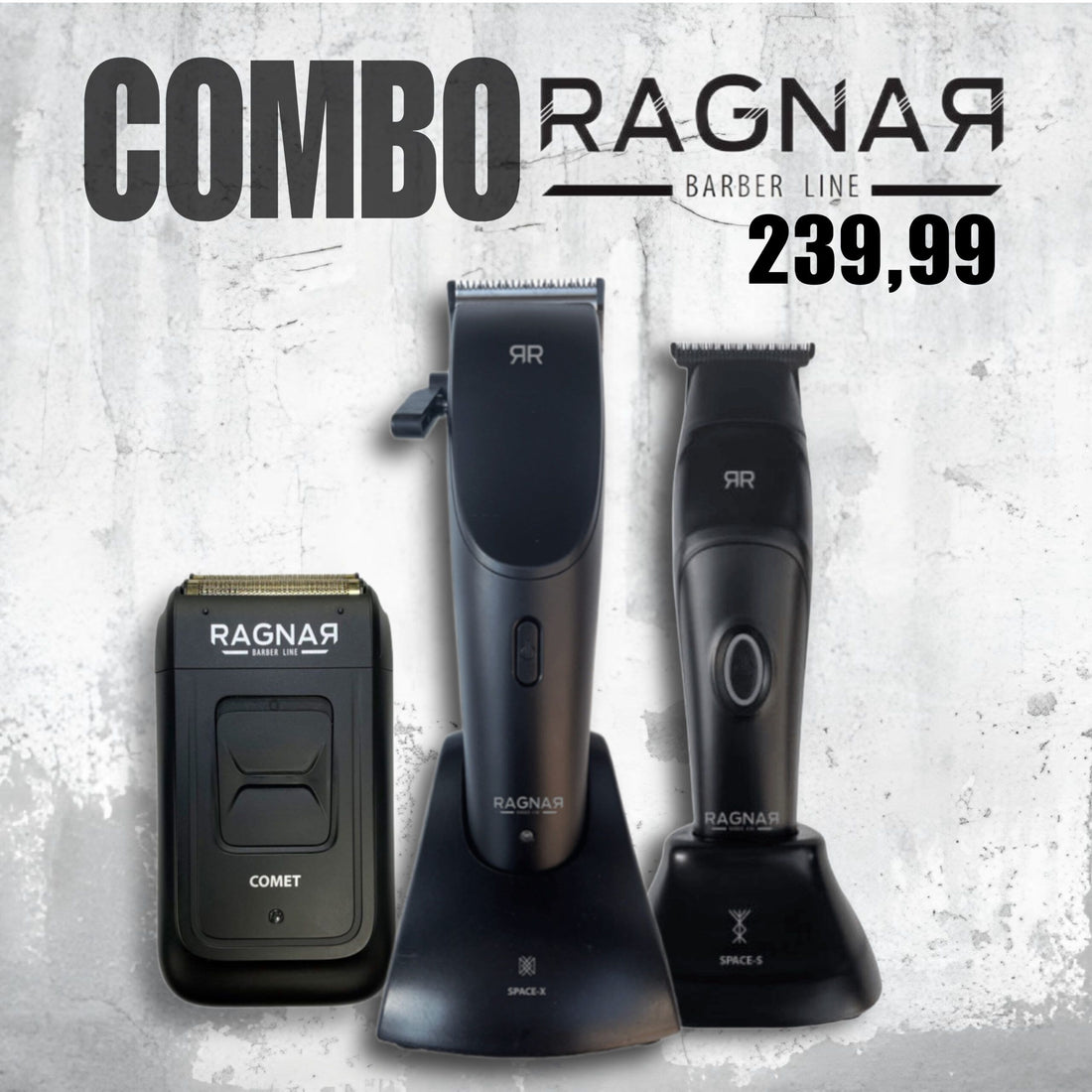 COMBO RAGNAR - TRIO SPACE X / S / SHAVER