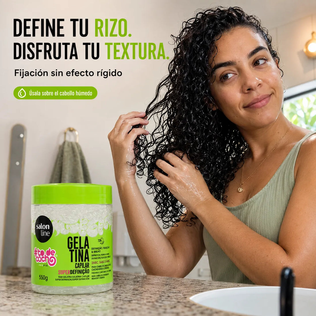 Salon Line – Gelatina para Rizos Super Definición 550g | 1 kg