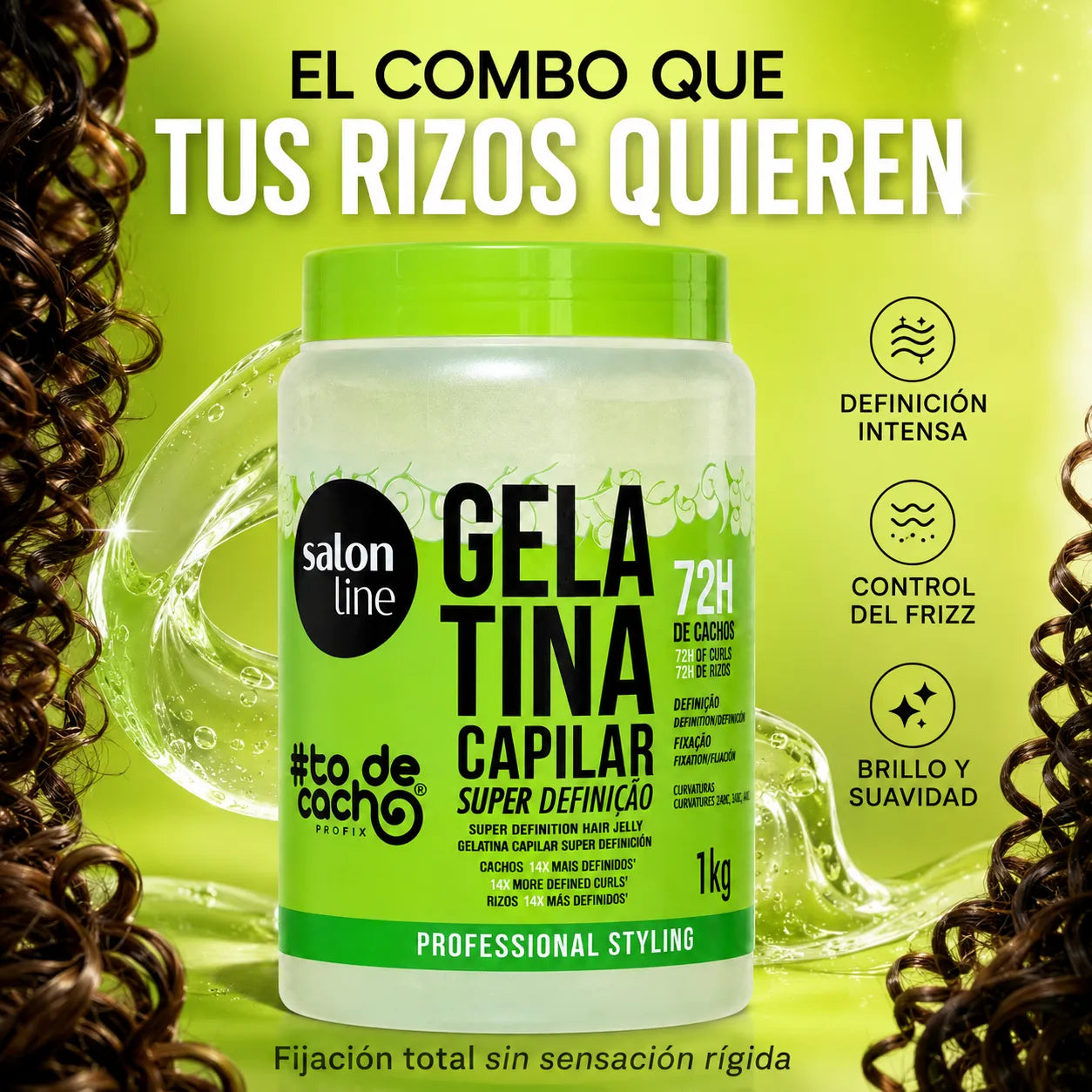 Salon Line – Gelatina para Rizos Super Definición 550g | 1 kg