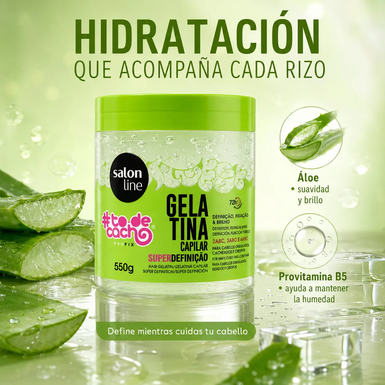 Salon Line – Gelatina para Rizos Super Definición 550g | 1 kg