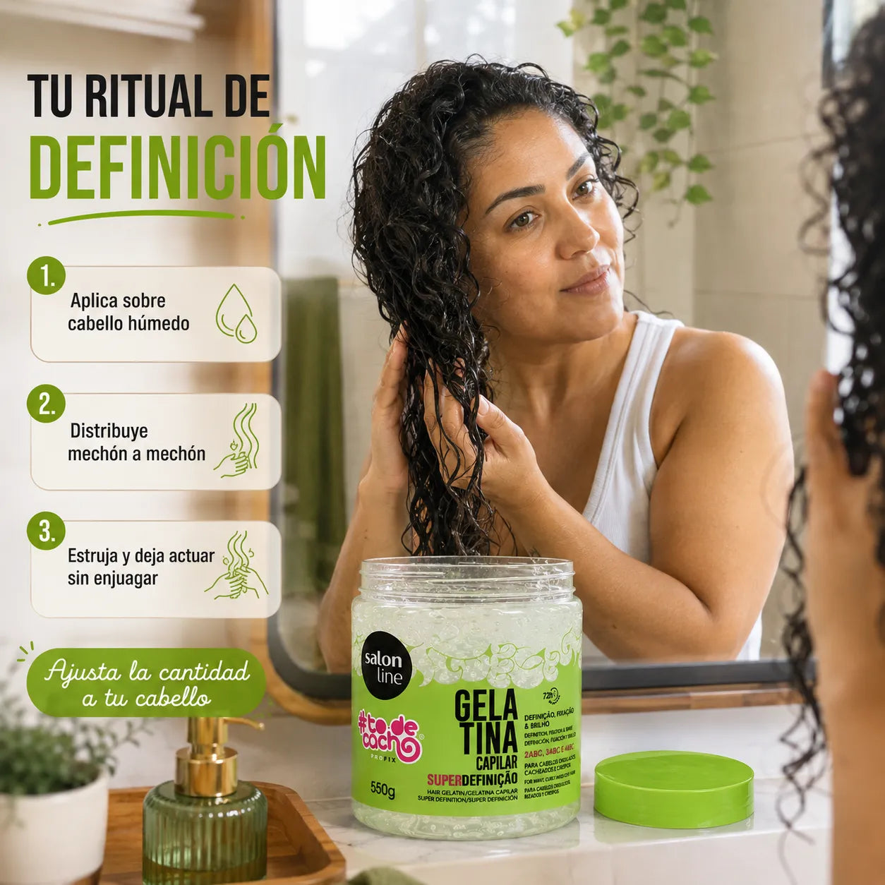 Salon Line – Gelatina para Rizos Super Definición 550g | 1 kg
