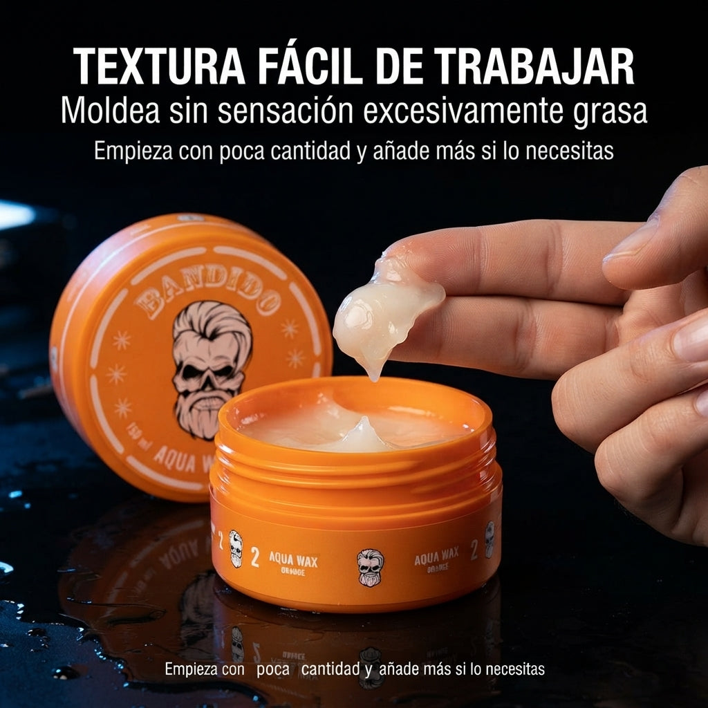 Bandido – Cera para el Pelo con Fijación y Efecto Mojado 150 ml