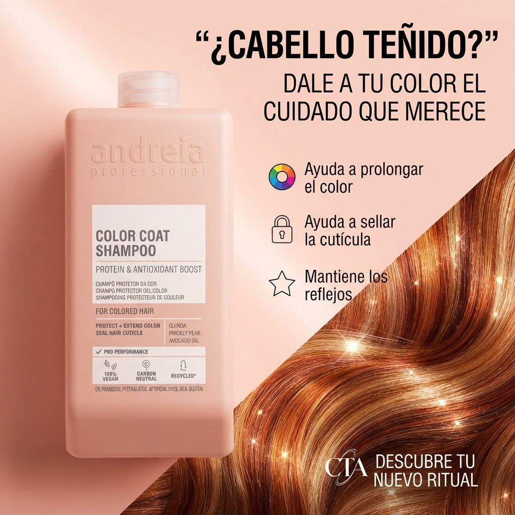 Andreia Professional – Champú para Cabello Teñido Protector del Color 300 ml / 1000 ml