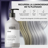 L'Oréal Professionnel – Champô para Cabelos Brancos Silver Neutralizante 500 ml
