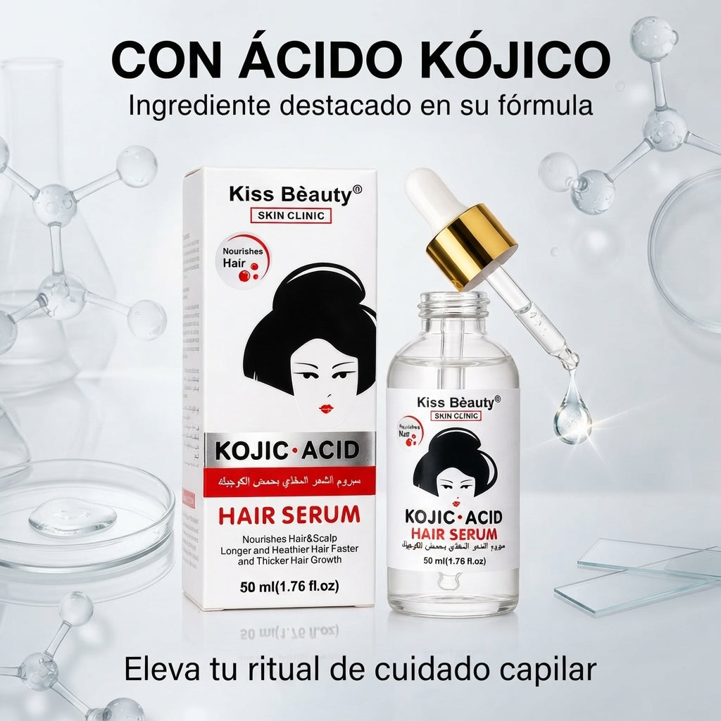 Kiss Beauty – Sérum capilar nutritivo para cabello y cuero cabelludo 50 ml