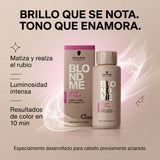 Schwarzkopf Professional BLONDME – Matizador para Cabello Rubio con Brillo 60 ml