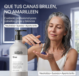 L'Oréal Professionnel – Champô para Cabelos Brancos Silver Neutralizante 500 ml