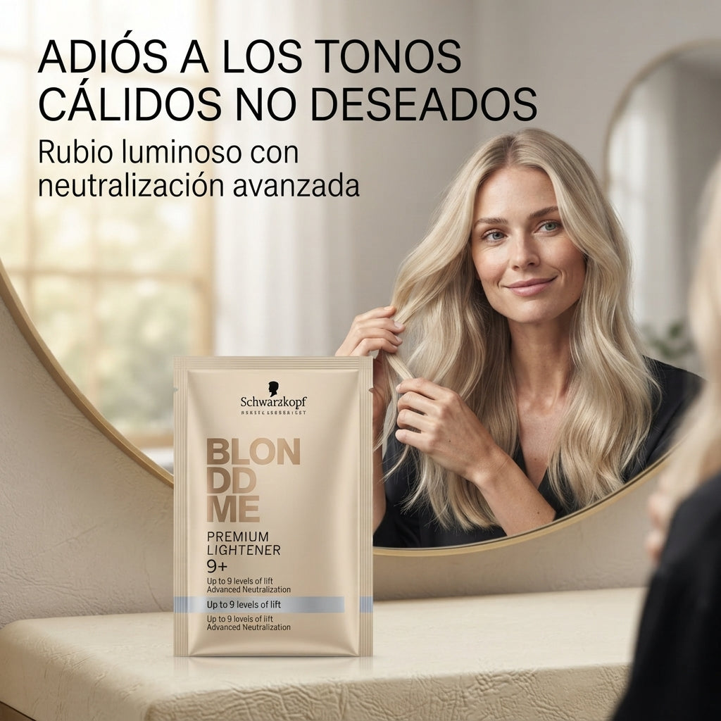 Schwarzkopf – Blondme Decolorante para Cabello hasta 9 Tonos 30 g