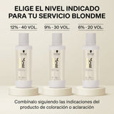 Schwarzkopf Professional – Loción Activadora para Decoloración BLONDME 20/30/40 vol  60ml