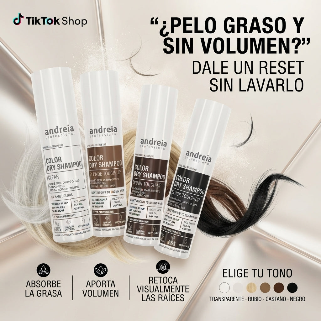 Andreia – Champú seco para retoques y volumen 150 ml
