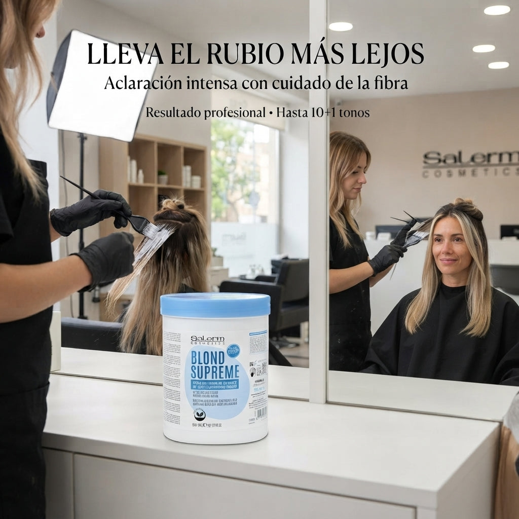 Salerm Cosmetics – Decolorante en Polvo hasta 10+1 Tonos 500g