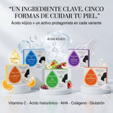 Kiss Beauty – Jabones Faciales con Ácido Kójico 5 Variantes 100