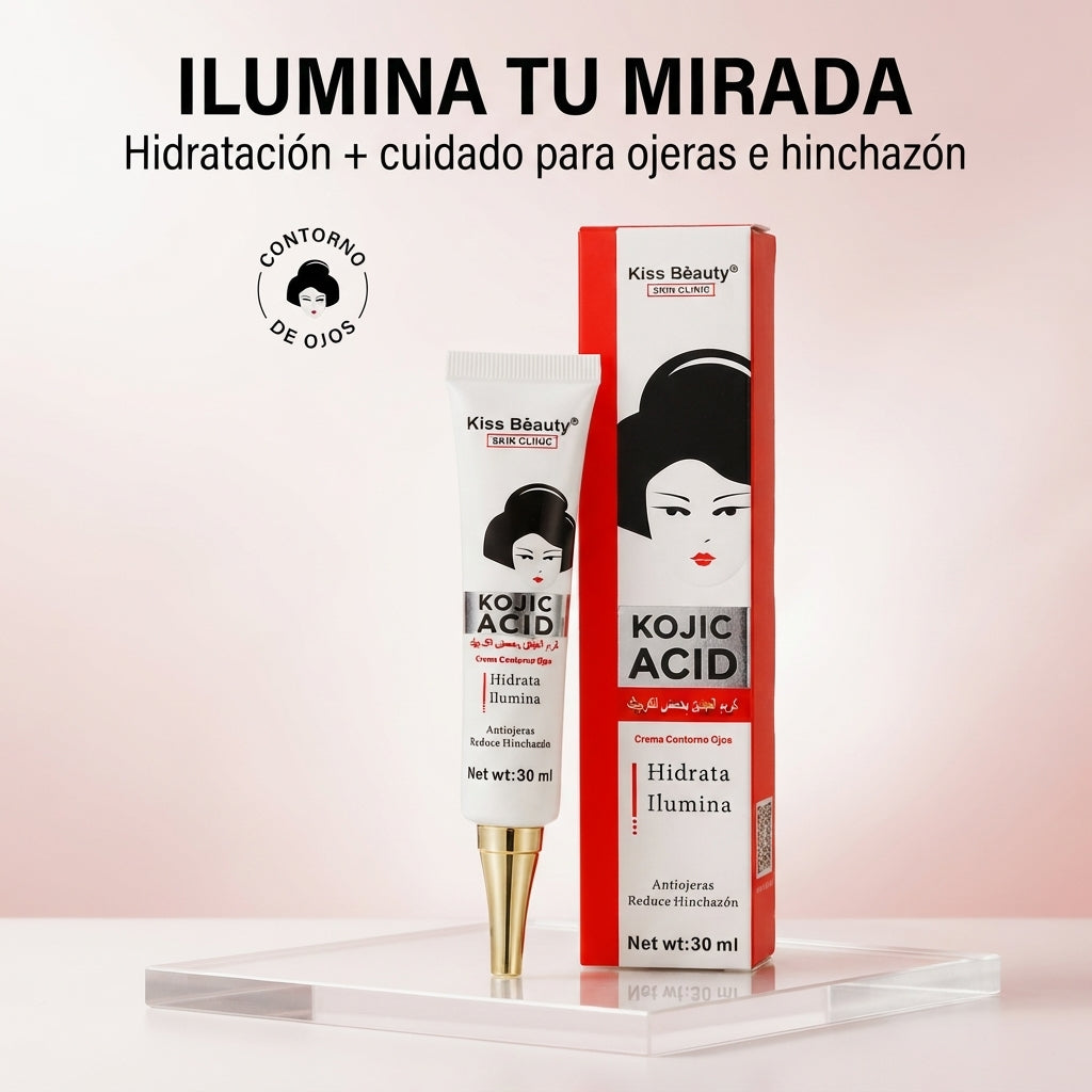 Kiss Beauty – Crema para Ojeras e Hinchazón del Contorno de Ojos 30 ml
