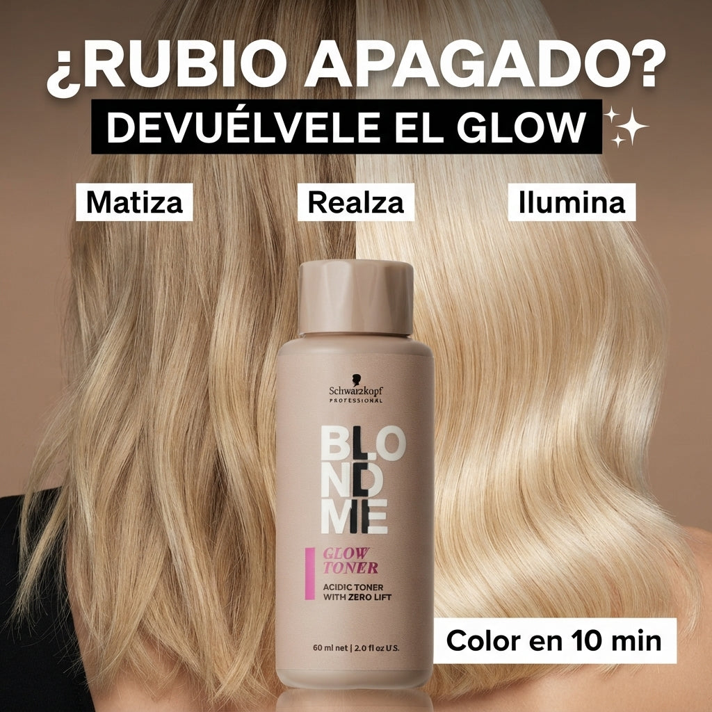 Schwarzkopf Professional BLONDME – Matizador para Cabello Rubio con Brillo 60 ml