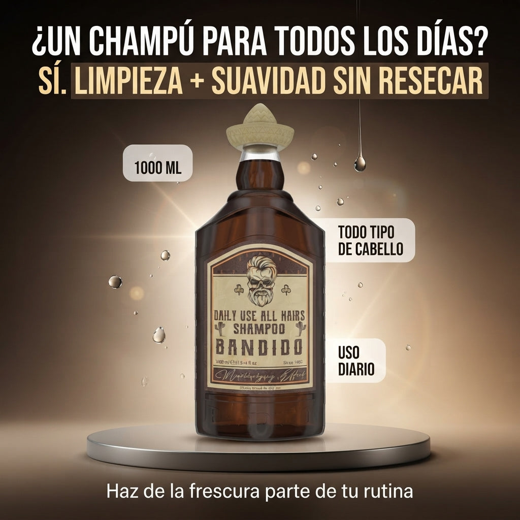 Bandido Daily Shampoo 1000 ml.