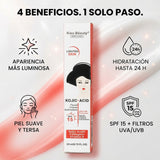 Kiss Beauty – Crema Facial Iluminadora SPF 15 para Todo Tipo de Piel 22 ml