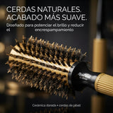 RickiParodi 25mm Gold Ceramic Round Thermal Brush.