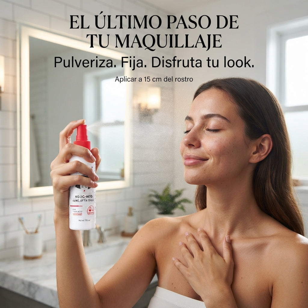 Kiss Beauty – Spray Fijador de Maquillaje para Todo Tipo de Piel 120 ml