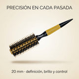 RickiParodi 20mm Gold Ceramic Thermal Round Brush
