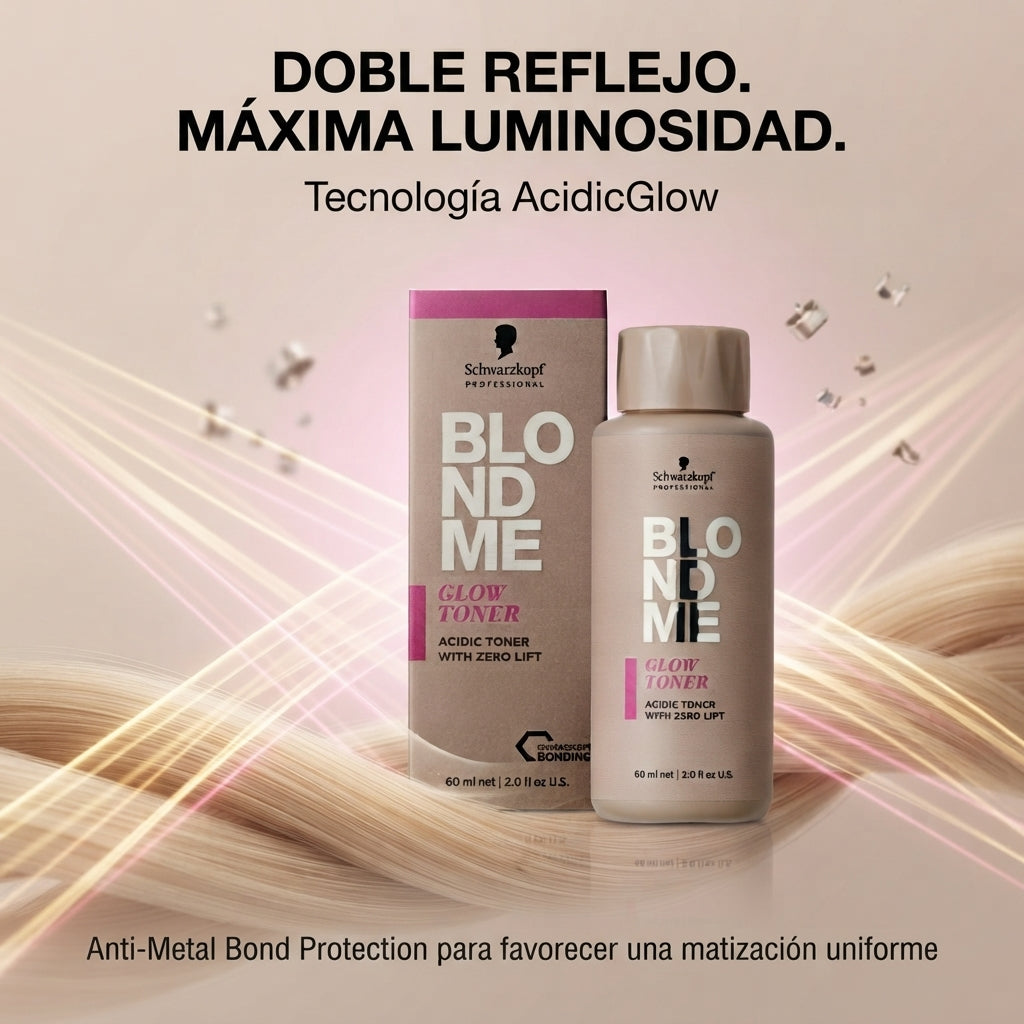 Schwarzkopf Professional BLONDME – Matizador para Cabello Rubio con Brillo 60 ml