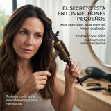 RickiParodi 25mm Gold Ceramic Round Thermal Brush.