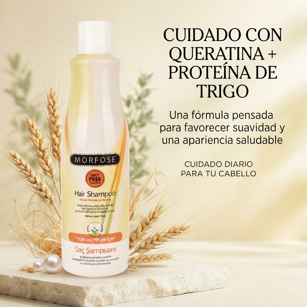 Morfose – Champú sin sal para todo tipo de cabello 500m