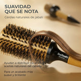 RickiParodi 40mm Gold Ceramic Thermal Round Brush.