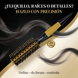RickiParodi 20mm Gold Ceramic Thermal Round Brush