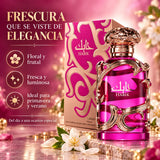 Lattafa – Perfume de Mujer Floral Frutal Habik For Women Fresco y Elegante 100 ml