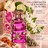 Lattafa – Perfume de Mujer Floral Frutal Habik For Women Fresco y Elegante 100 ml