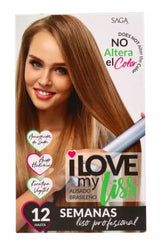 Saga Pro Kit I Love My Liss Alisado Brasileño (Tratamineto+Champú+Spray)
