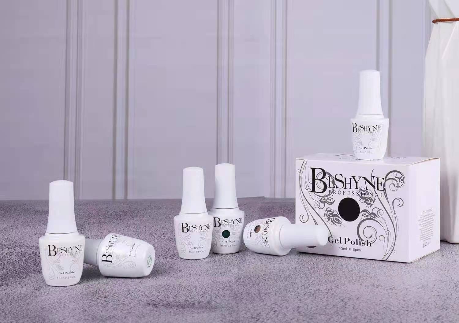 Be´Shyne® Esmaltes permanentes 15ml.  Colores 1-60