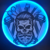 CARTEL LUMINOSO BARBERÍA , CAJA DE LUZ