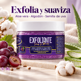 Be’Shyne Professional – Exfoliante de Pies y Manos con Aloe Vera y Aceites de Algodón y Semilla de Uva 500 ml