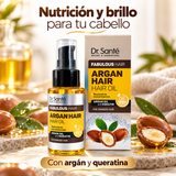 Dr. Santé – Aceite capilar para cabello dañado con argán y queratina 50 ml