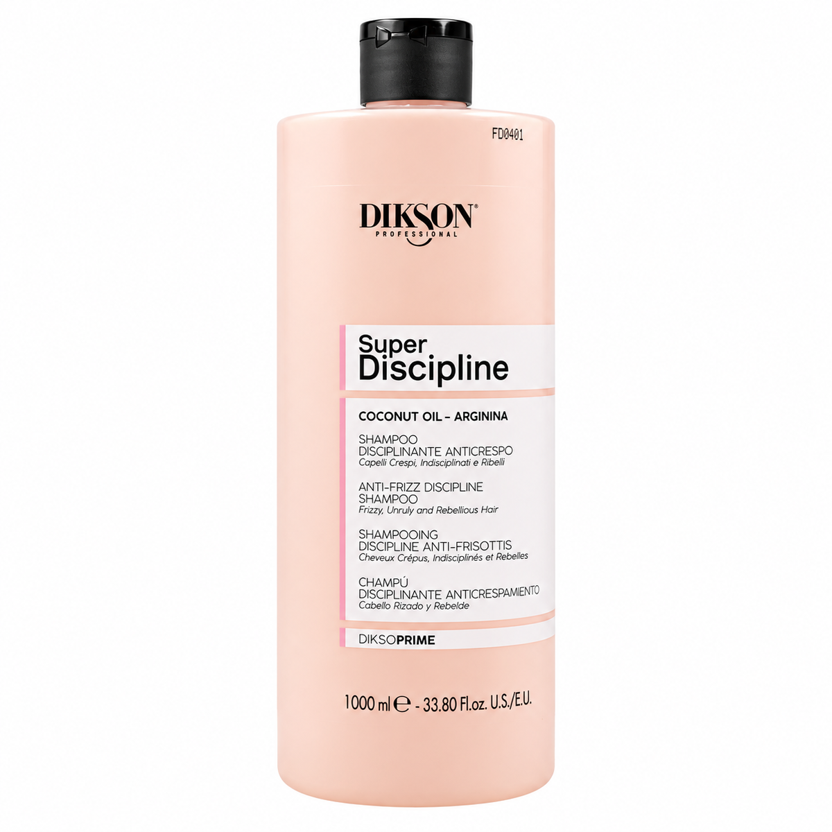 Dikson Prime Super Discipline – Champú antiencrespamiento para cabello rebelde 1000 ml