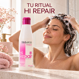 Salerm – Champú reparador Hi Repair 01 para cabello deshidratado 250 ml