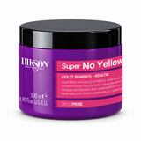 Dikson – Mascarilla antiamarilleo Super No Yellow para cabello rubio, decolorado o gris 500 / 1000 ml.