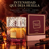 Lattafa – Perfume unisex Khamrah Dukhan EDP especiado y ahumado 100 ml