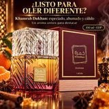 Lattafa – Perfume unisex Khamrah Dukhan EDP especiado y ahumado 100 ml