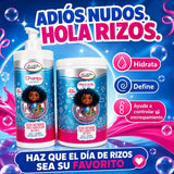 Be'Shyne Kids – Pack de Champú y Mascarilla para Rizos Infantiles Hidratante y Antiencrespamiento 500 ml + 1 kg