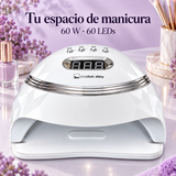 Star Dust – Lámpara de uñas UV LED Shiny Blanca 60 W