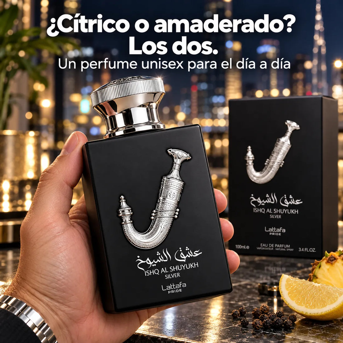 Lattafa Ishq Al Shuyukh Silver – Perfume Unisex Oriental 100 ml