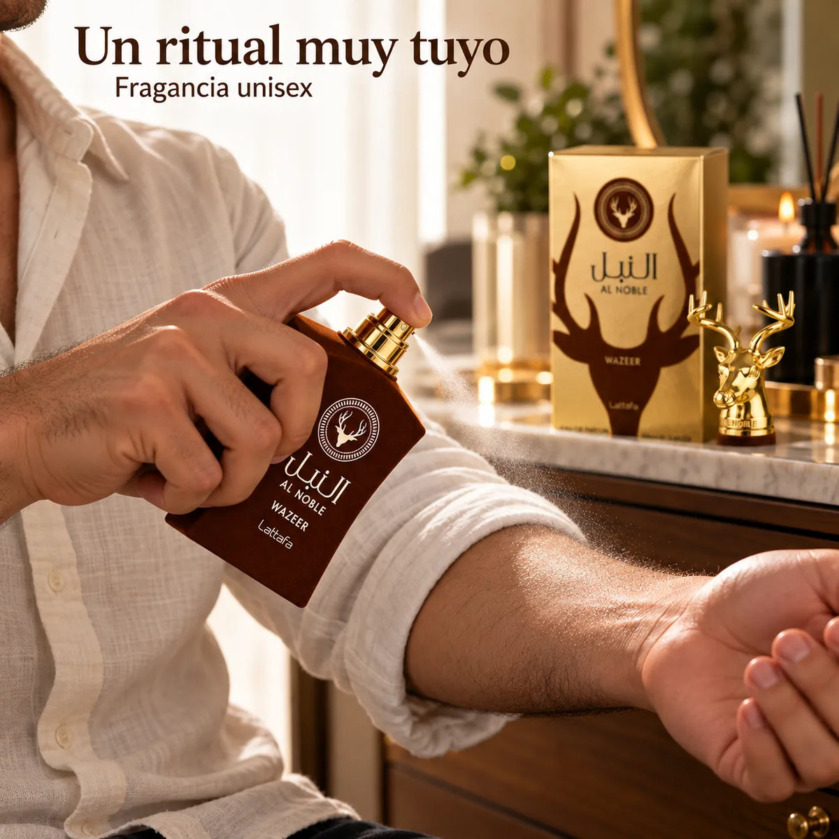 Lattafa – Al Noble Wazeer Perfume Unisex Amaderado 100 ml