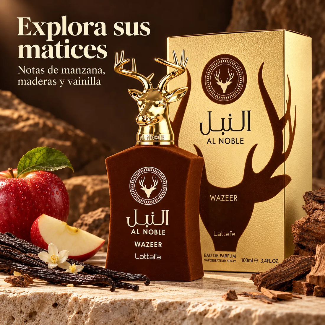 Lattafa – Al Noble Wazeer Perfume Unisex Amaderado 100 ml